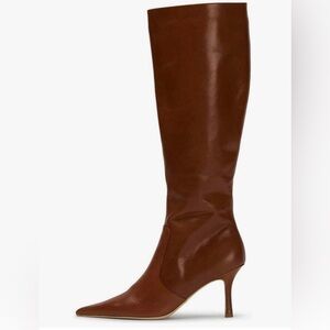 NWT Brown Knee-High Leather Boots